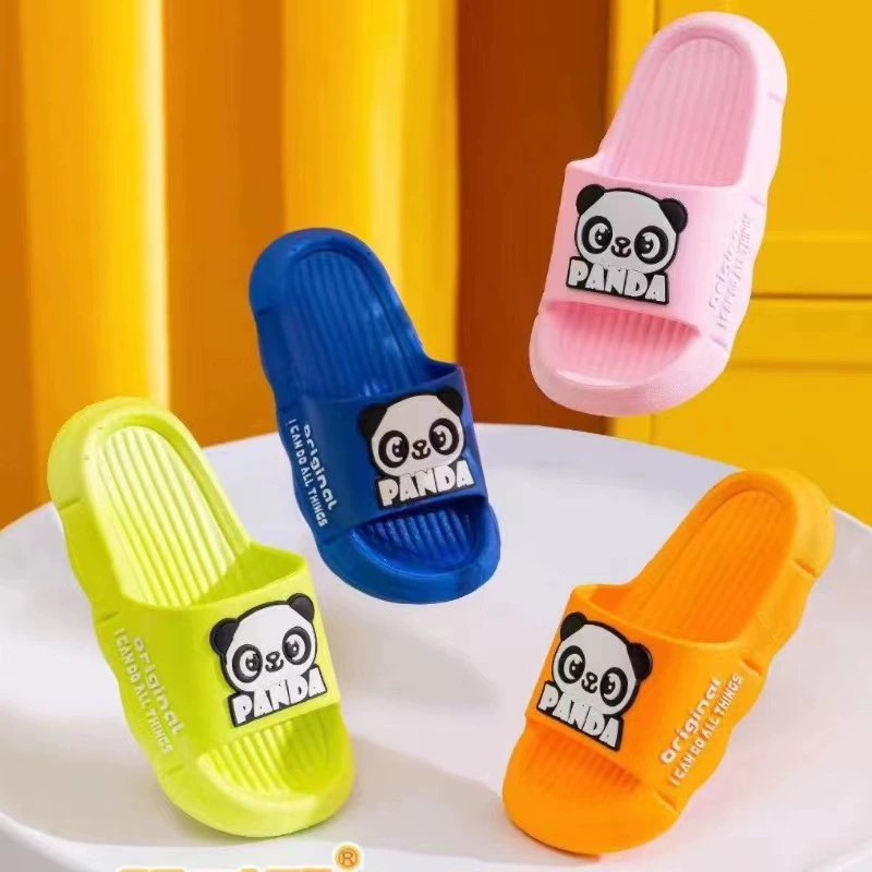 Милая гигантская панда интернет-знаменитостей, большие, средние и маленькие детские тапочки для детского сада, детские тапочки с мягкой подошвой на открытом воздухе