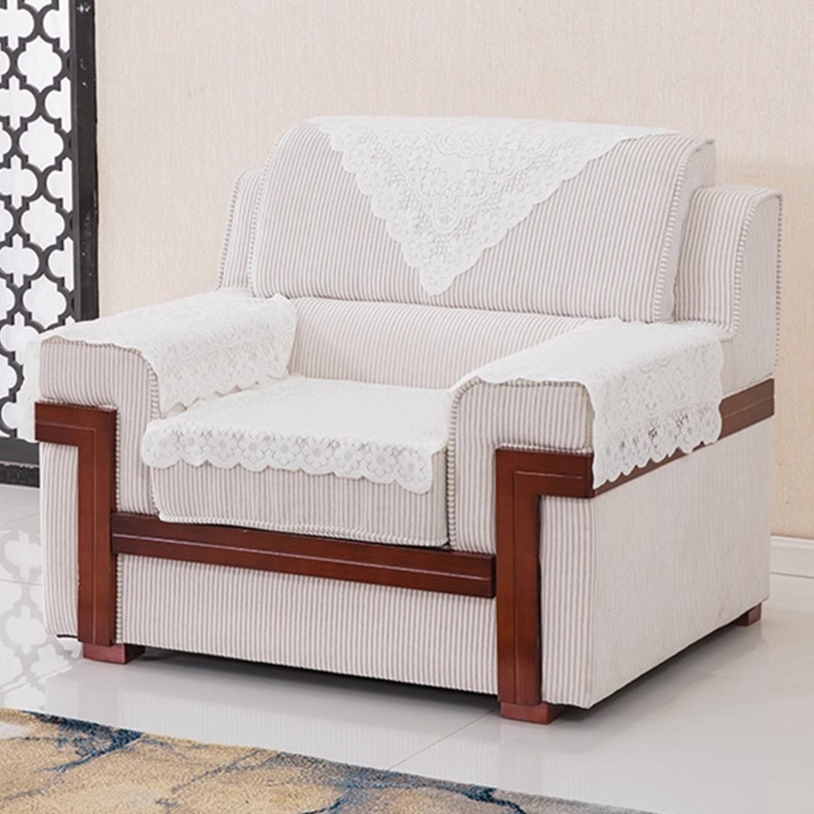 Modern Minimalist Business Sofa, Reception Sofa, Chinese-Style Single-Seat Conference Office Sofa and Coffee Table Set