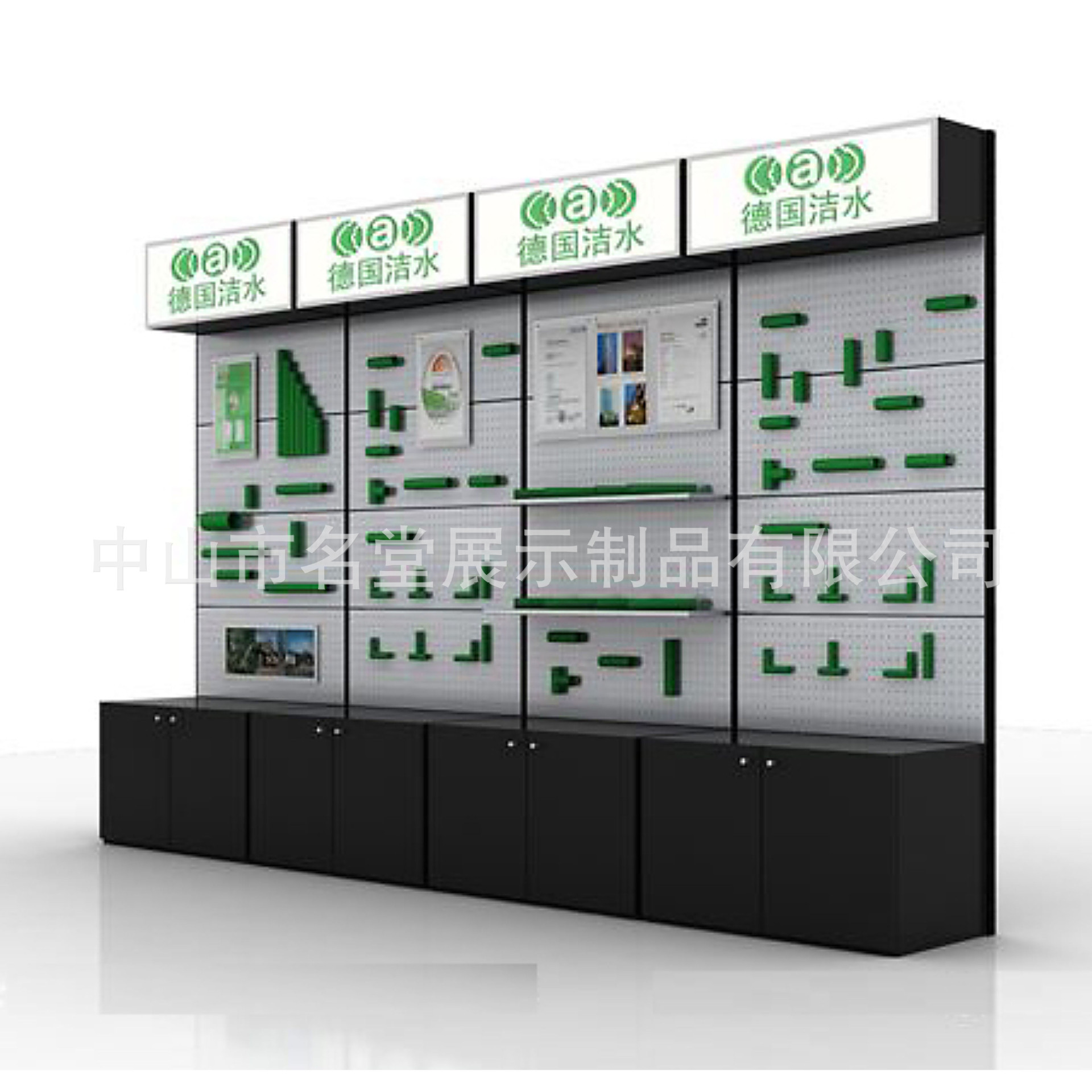 生产专供水管展示架食水管展示联塑管材展示柜多功能精品多功能架