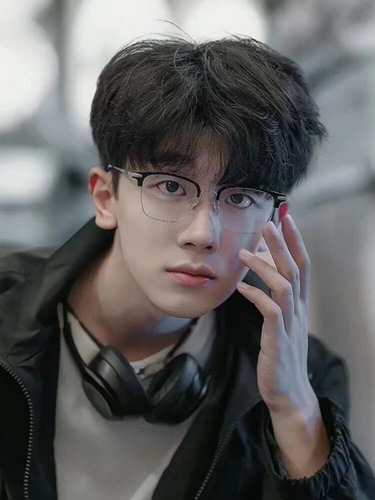 Reading glasses new anti-blue light glasses frame reading glasses comfortable retro eyebrow business men's trendy glasses