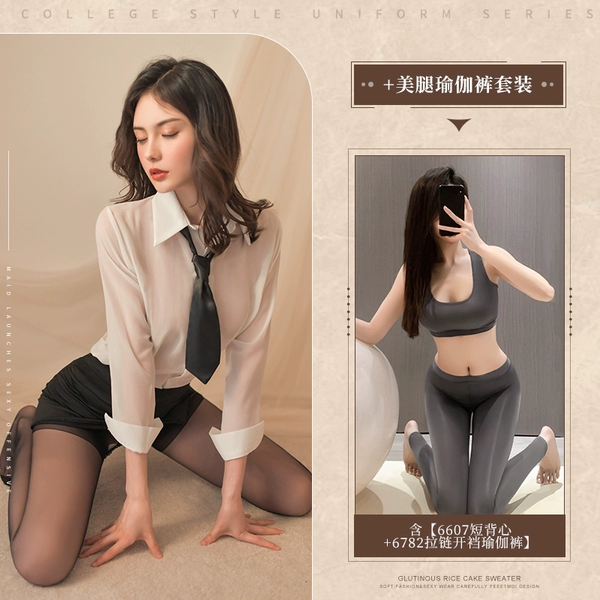 Yoga clothing with zipper, with a zipper