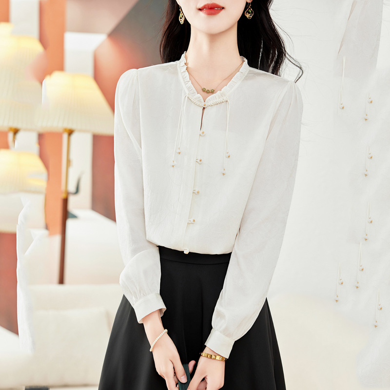 Silk spring shirt