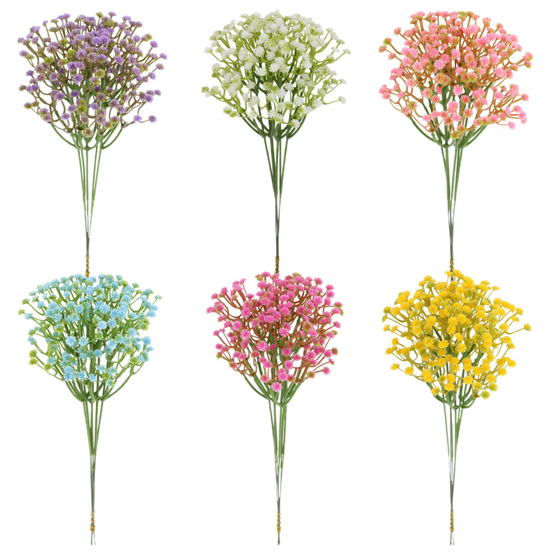 Amazon's Best-Selling Artificial Flowers: 5-Stem Baby's Breath Flower Arrangement for Wedding Bouquets, Floral Decorations, and Artificial Bunches