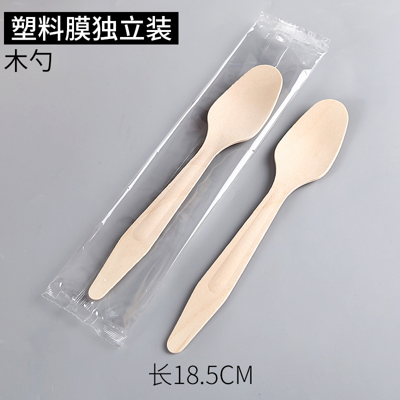 塑料膜木勺
