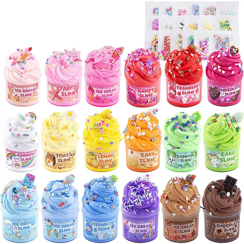 Z-5软陶切片月亮星片云朵款粘土洒DIY史莱姆水晶泥奶油胶纳米胶