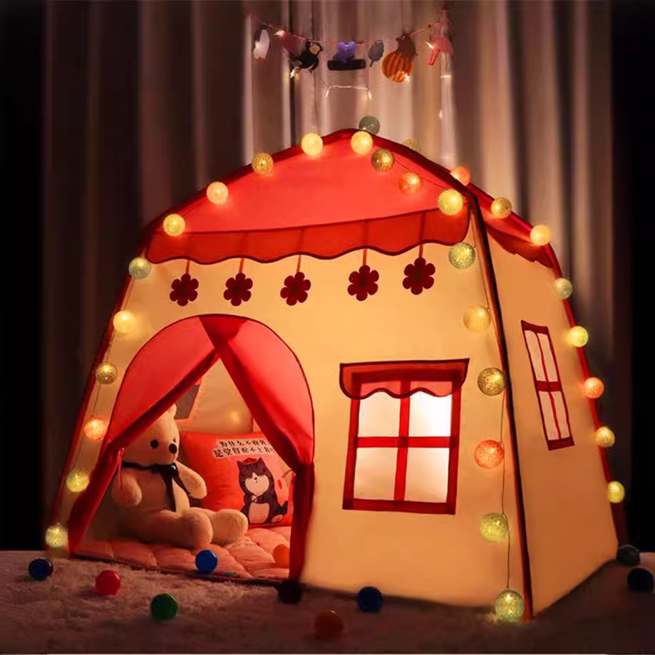 Tienda de juegos transfronterizos para niños casa pequeña flor Casa Grande princesa Prince playa tienda juguetes