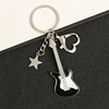 Musical instruments, pendant, metal bag decoration, guitar, keychain, wholesale, Birthday gift