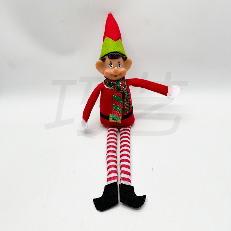 Muñecas de piernas largas transfronterizas de comercio exterior árbol de Navidad colgantes juguetes de regalo ChristmasElfdoll muñecas de hadas