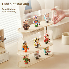 手辦收納盒盲盒展示架亞克力透明樂高手辦架子玩偶模型展示櫃防塵