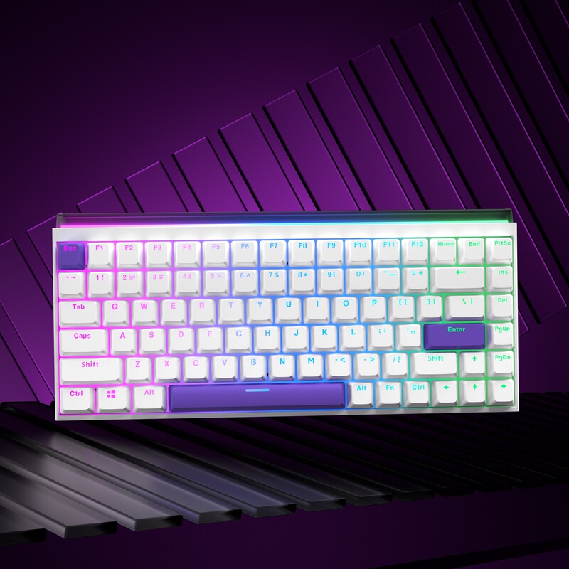 68 キーメカニカルキーボード e スポーツゲームカスタマイズされたメカニカル有線 RGB ライトボックスフルキーノーマルバットダブルカラー射出成形キー|undefined