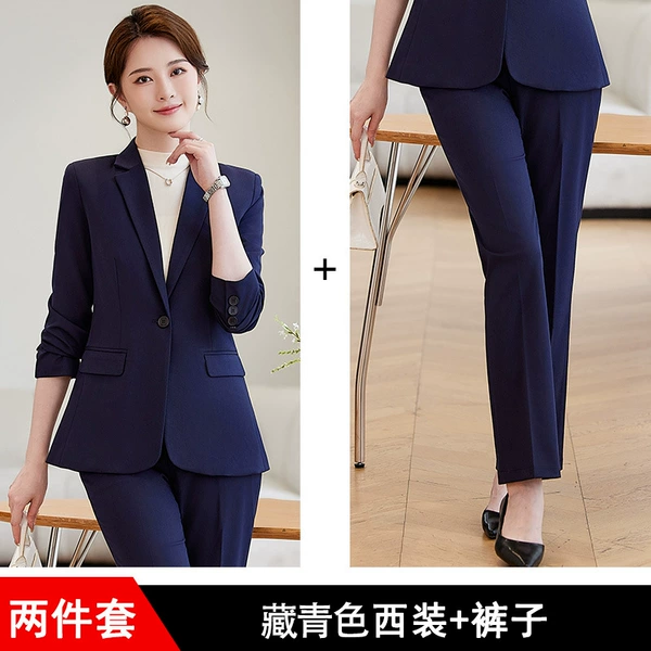 Tibetan blue suit+women's pants