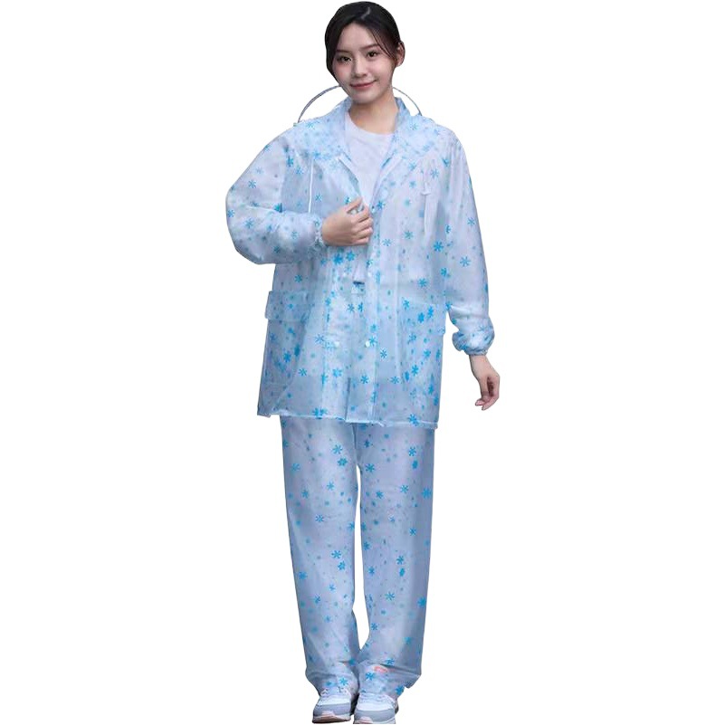 Impermeable adulto reflexivo split traje impermeable al aire libre ciclismo motocicleta eléctrica