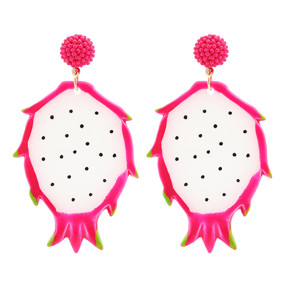 Casual Sweet Fruit Arylic Women's Drop Earrings display picture 9