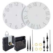 10寸滴胶时钟模具带钟表配件diy罗马阿拉伯数字时钟滴胶硅胶模具