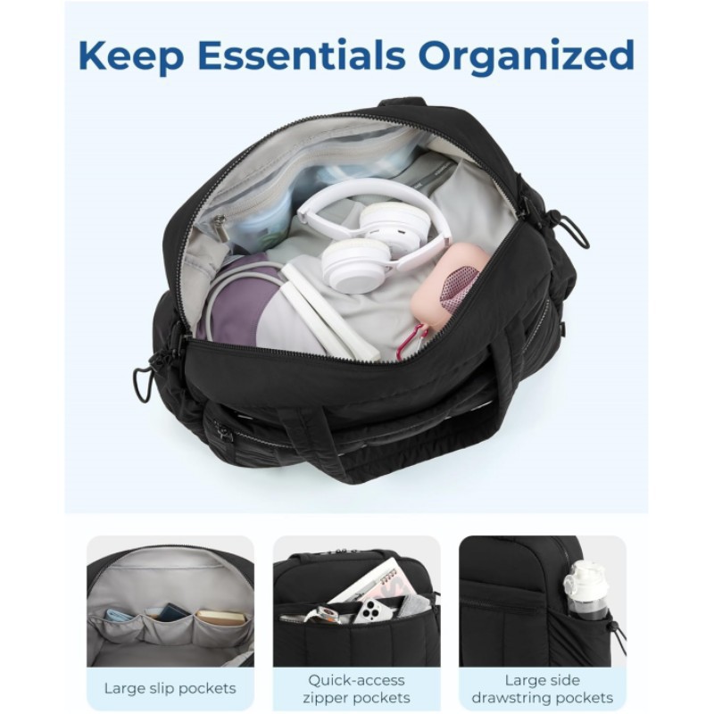 Inventario de nuevo tipo de bolsa de viaje transfronteriza bolsa de gran capacidad bolsa deportiva bolsa de acondicionamiento con bolsa de baño bolsa de hombro compartimentada
