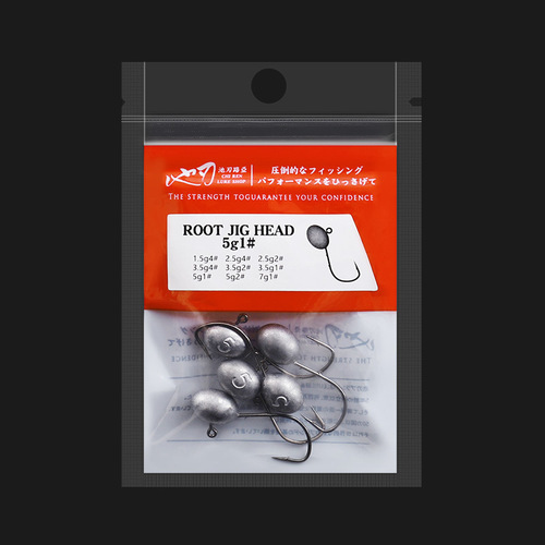 Chiren Cross-border Enhanced Edition Muda Micro Worm Egg Hook Anti-Hang Lure Lead Head Hook Bream Hook Wholesale