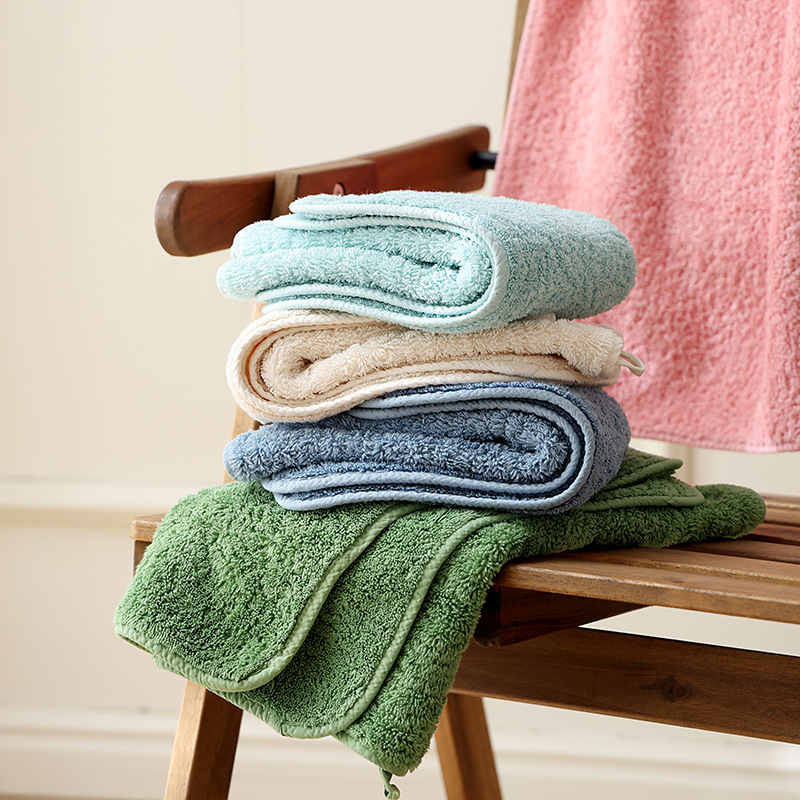 Pure Cotton Type a Towel, Thickeneded, Highly Absorbent, Soft and Comfortable, Imported Egyptian Cotton, Air-Dried Antibacterial Towel Exported