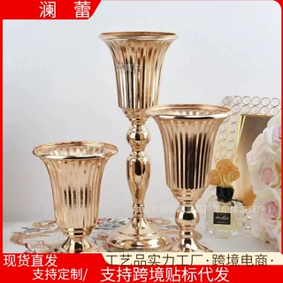 创意婚礼现场布置花器酒店酒吧餐厅浪漫装饰花瓶居家客厅工艺摆件