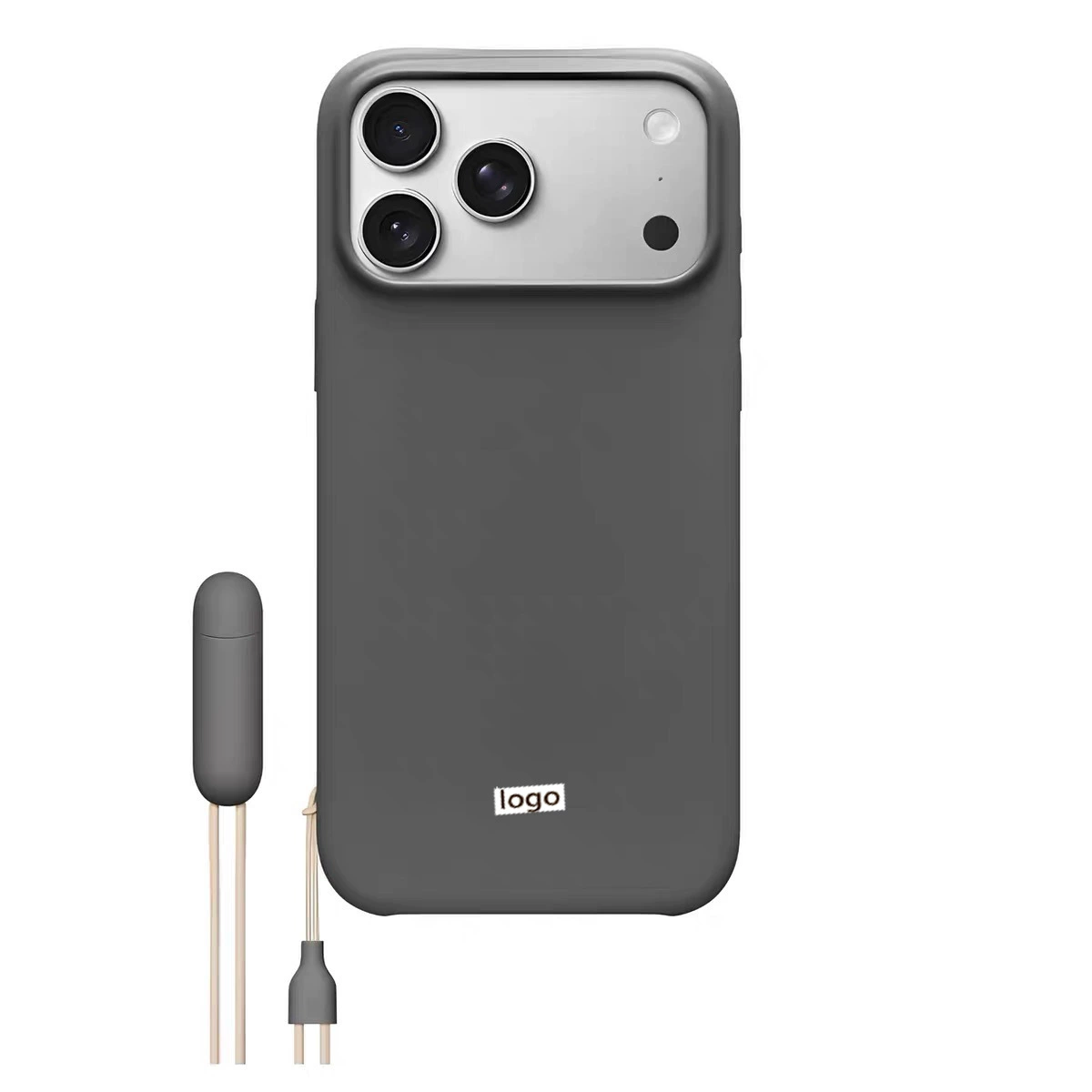 Compatible phone case, iphone 17, matte strap, tubing, 17 pro max