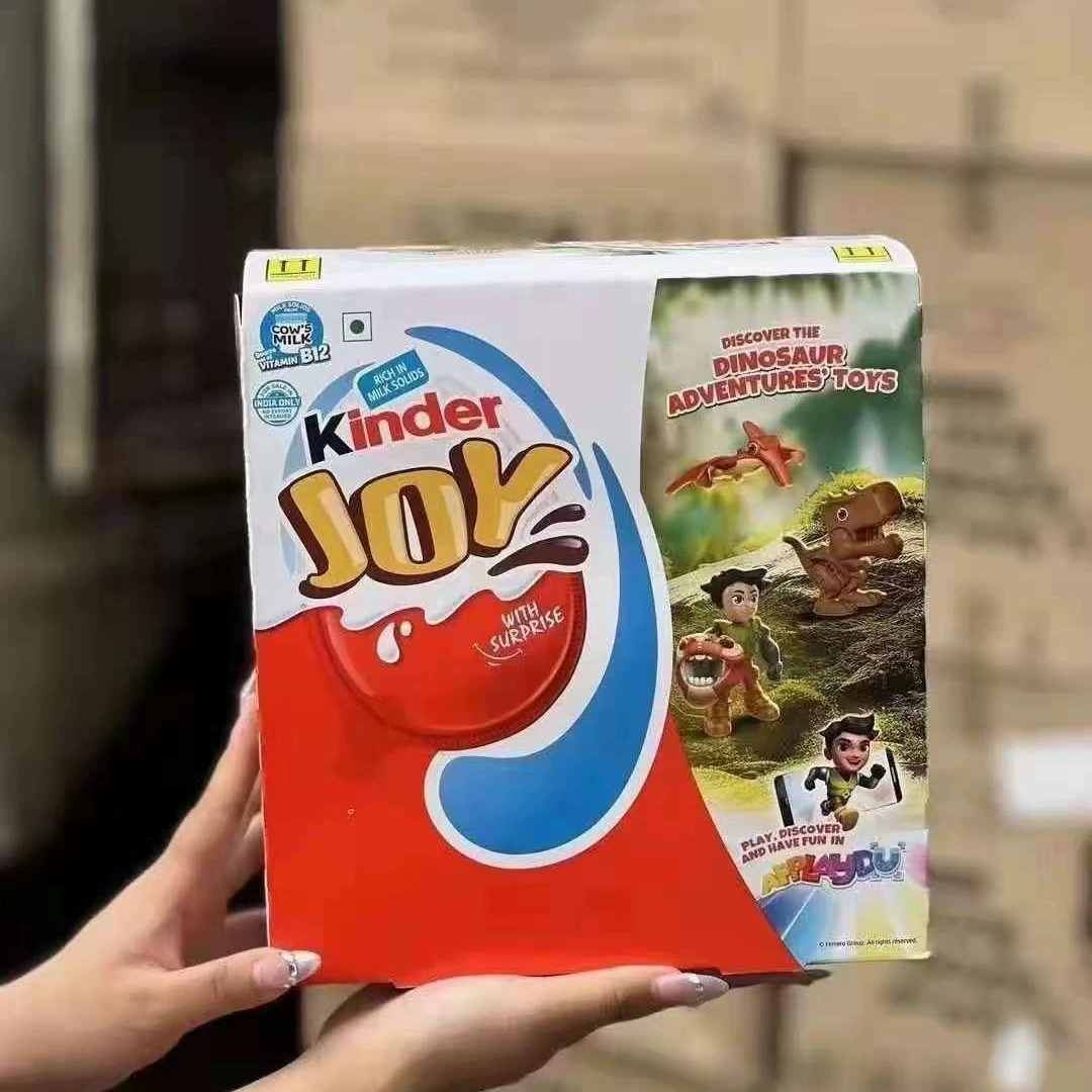 Сюрприз-яйцо (Kinder Joy) молочный шоколад с игрушкой, 20 г × 24, для мальчиков или девочек, коробка