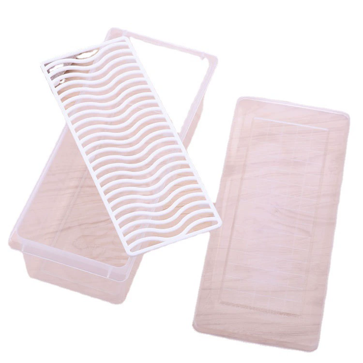 Big moisturizing drying rack, plastic rectangular storage box, wholesale