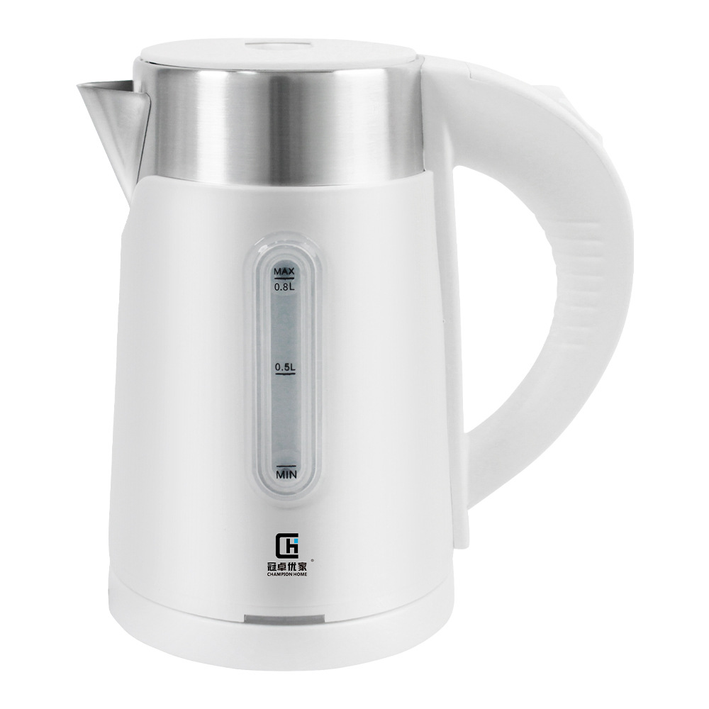 Venta directa de fábrica hervidor eléctrico anti-escaldado de acero inoxidable con ventana de agua 1.0 litros al por mayor de una pieza soporte OEM personalizado