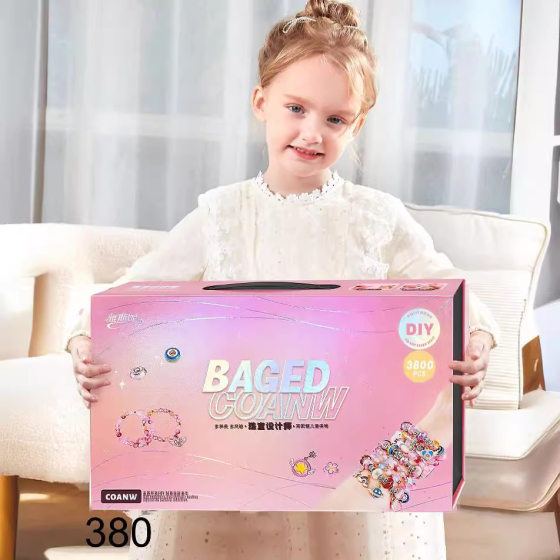 Yasini 380 treasure beaded handmade diy material little girl jewelry box girl birthday gift 6 children