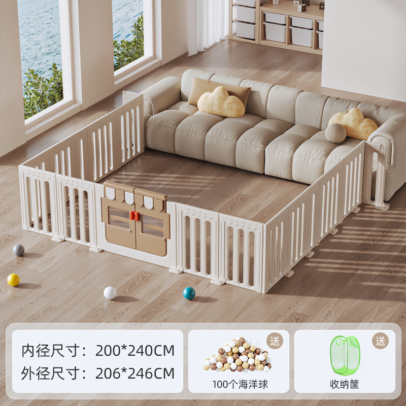 三面对开门2*2.4+100左右个海洋球+收纳袋（无爬行垫）