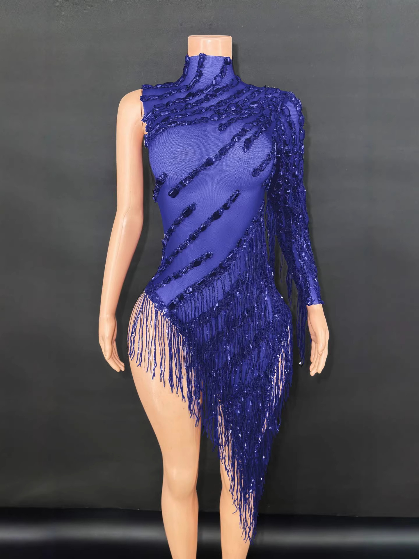 Evening dress, multicoloured quality suit, graduation party 3