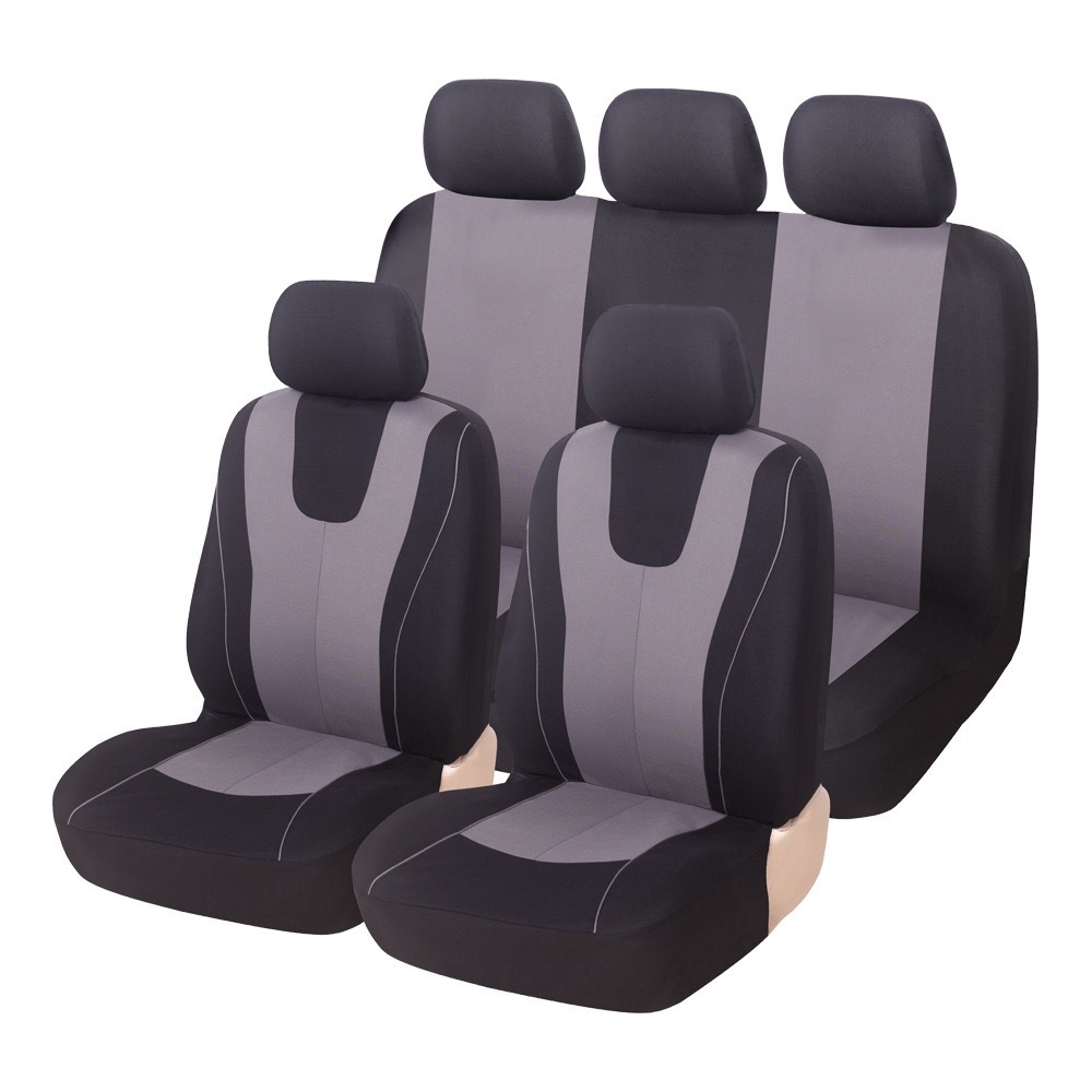 New cross-border elastic fabric vest with decorative details, universal car seat cover for Amazon, Temu, and Mercado