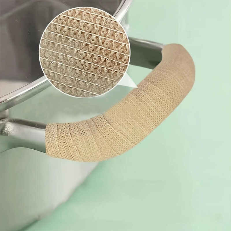 鍋の柄のパーマ防止鉄の鍋の耳のカバーの高温の取っ手の鉄の鍋の蓋の双耳の鉄の鍋の蒸し器の旧式な手袋の耳|undefined