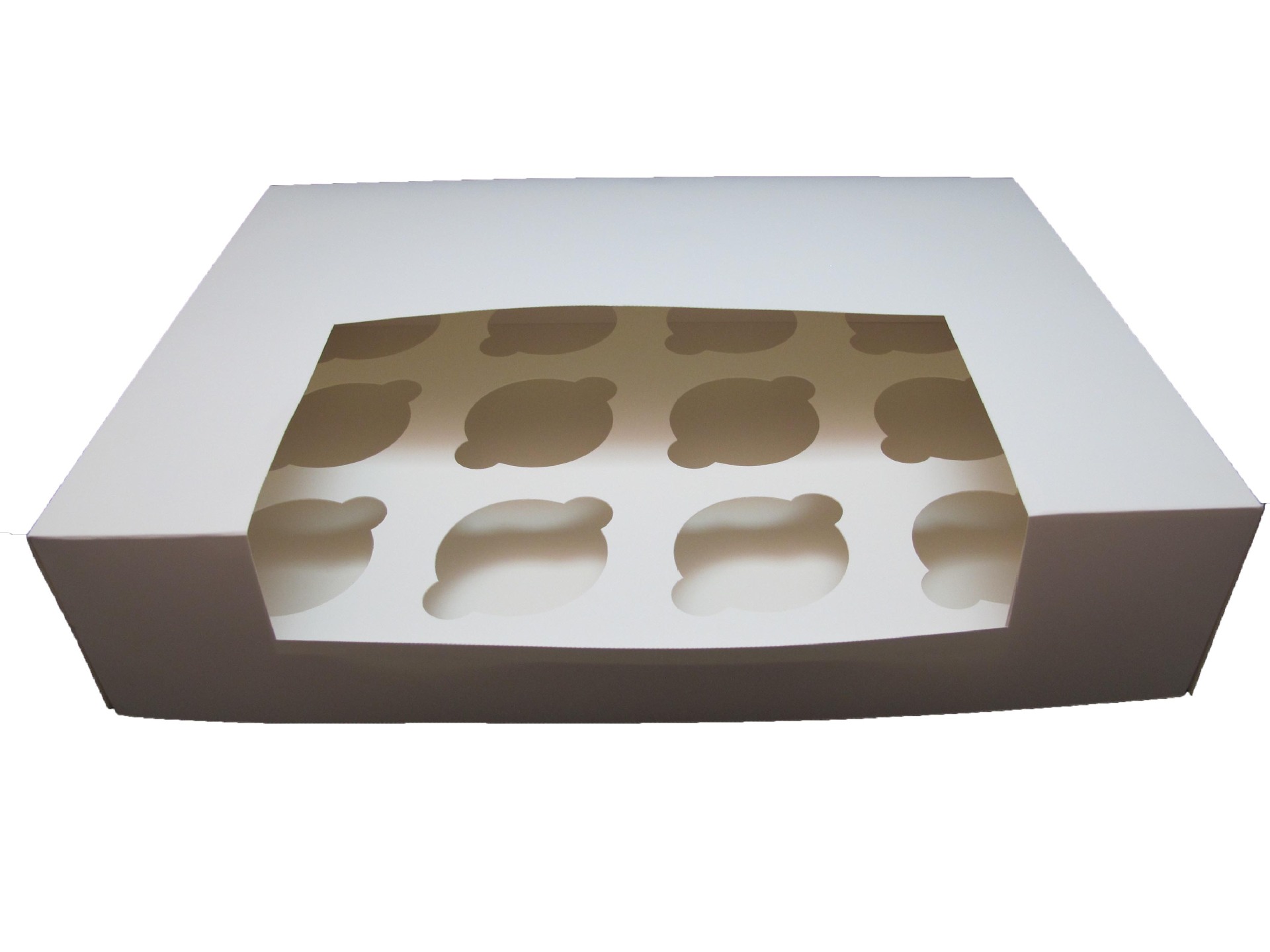 厂家印刷白色通版开窗纸质蛋糕盒 杯子蛋糕纸盒  食品包装盒