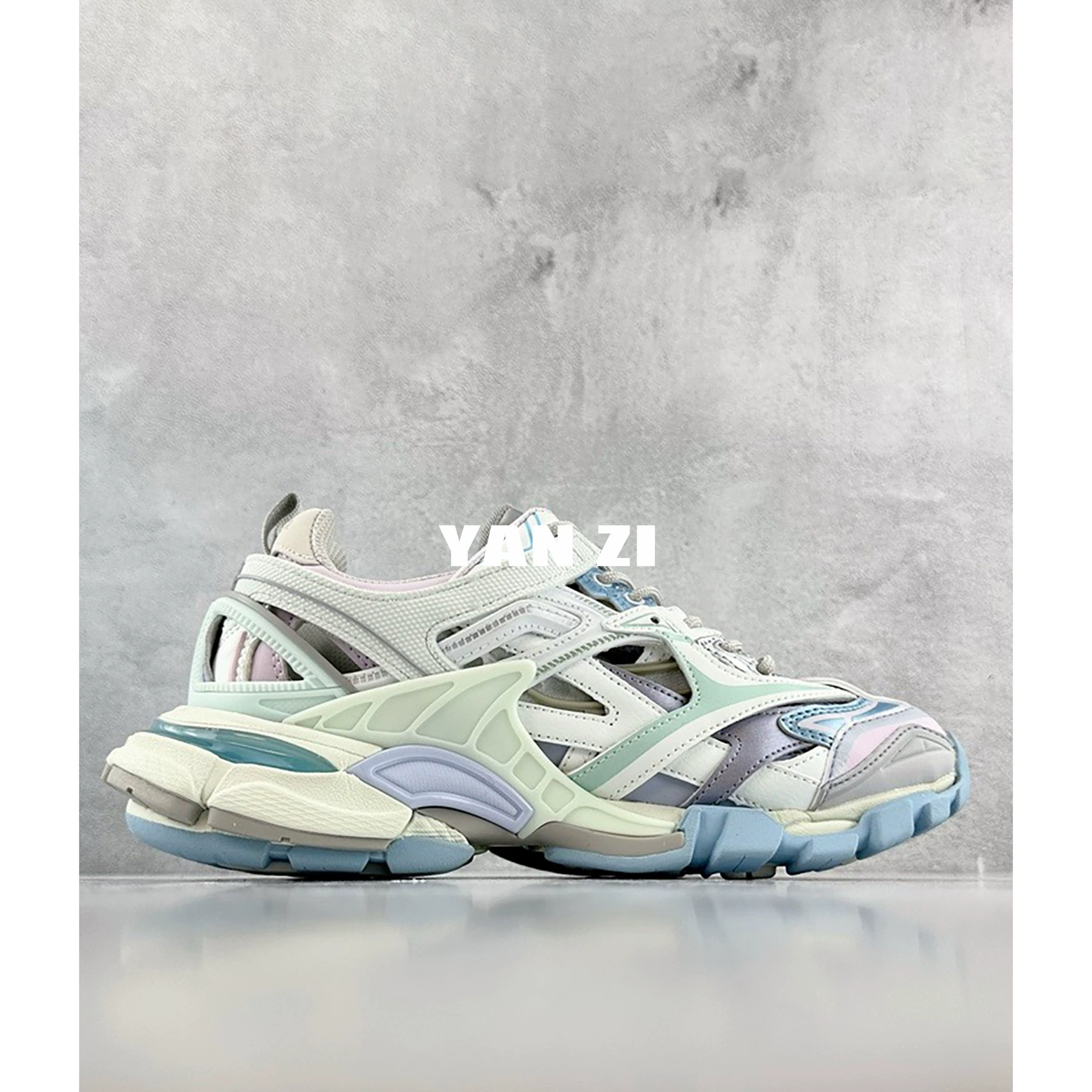 Putian Pure Original Paris Track 2.0 Dad Shoes 2024 Новая спортивная повседневная обувь с металлическим блеском для мужчин и женщин.