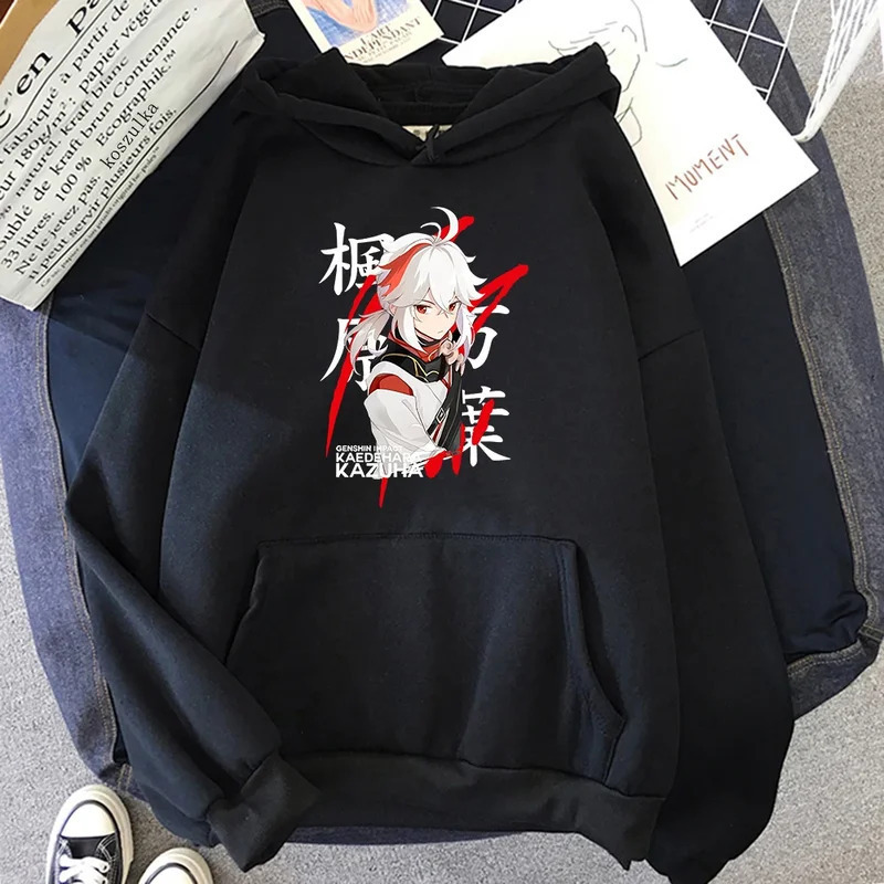 [Cross-Border European Code] Anime Genshin Impact Kaedehara Kazuha Hoodie