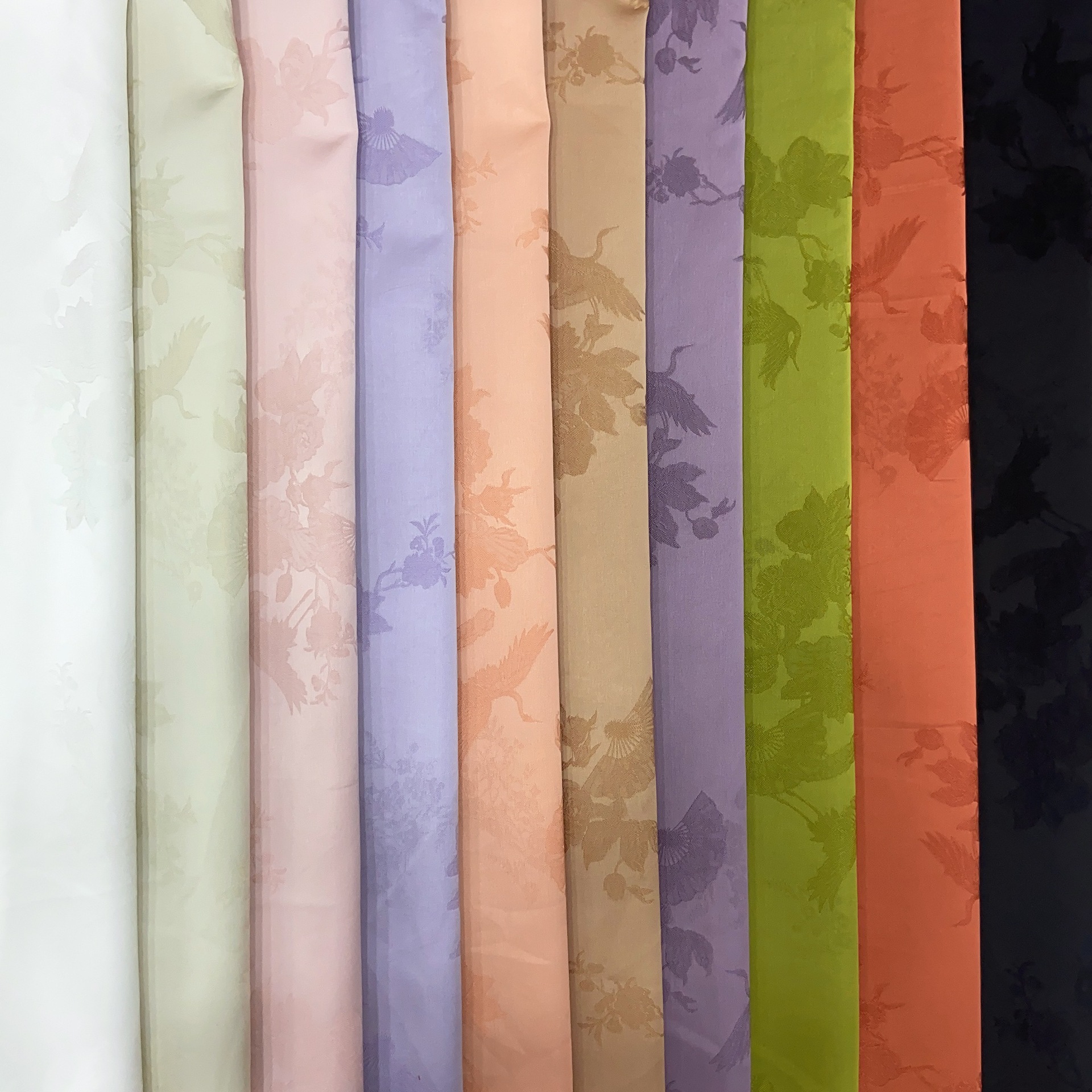 2024新品国潮提花旗袍连衣裙马面裙汉服外套衬衫上衣服装面料现货