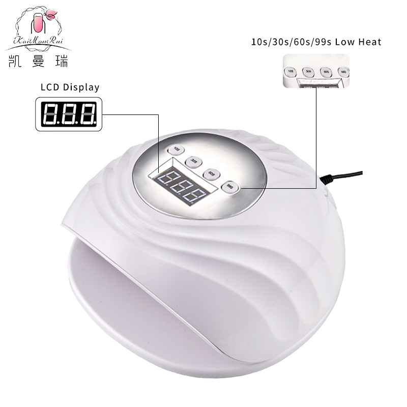 Lámpara de Uñas Transfronteriza F8, Lámpara de Fototerapia Inteligente para Uñas, Lámpara de Curado de Gel para Uñas de Alta Potencia para Salón de Uñas, Fabricante Mayorista