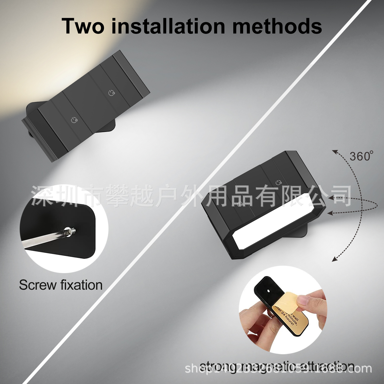 USB de carga de succión magnética lámpara de pared interior lámpara de noche lámpara de libro de carga portátil táctil dormitorio lámpara de pared de succión magnética