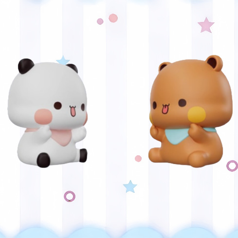 [Segunda bala] Uno, dos y la caja ciega mini diaria de la tela hecha a mano juguetes de tendencia alrededor de la mujer tridimensional