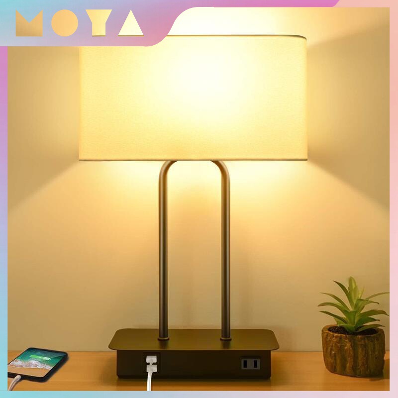 Customized Hotel Table Lamp Bedroom Bedside Modern Simple Touch Dimming Hotel Room with 2 USB Ports Cross-Border Customized Hotel Table Lamp Bedroom Bedside Modern Simple Touch Dimming Hotel Room with 2 USB Ports Cross-Border