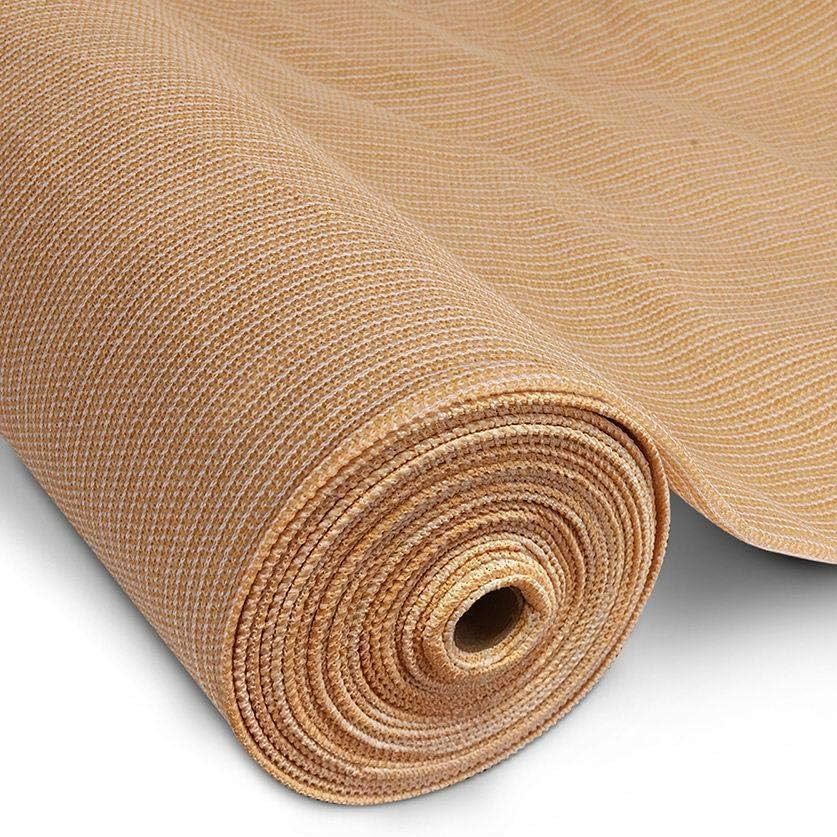 现货批发遮阳网 盖沙防尘沙漠色军事演练伪装网 土黄色遮阴 防晒