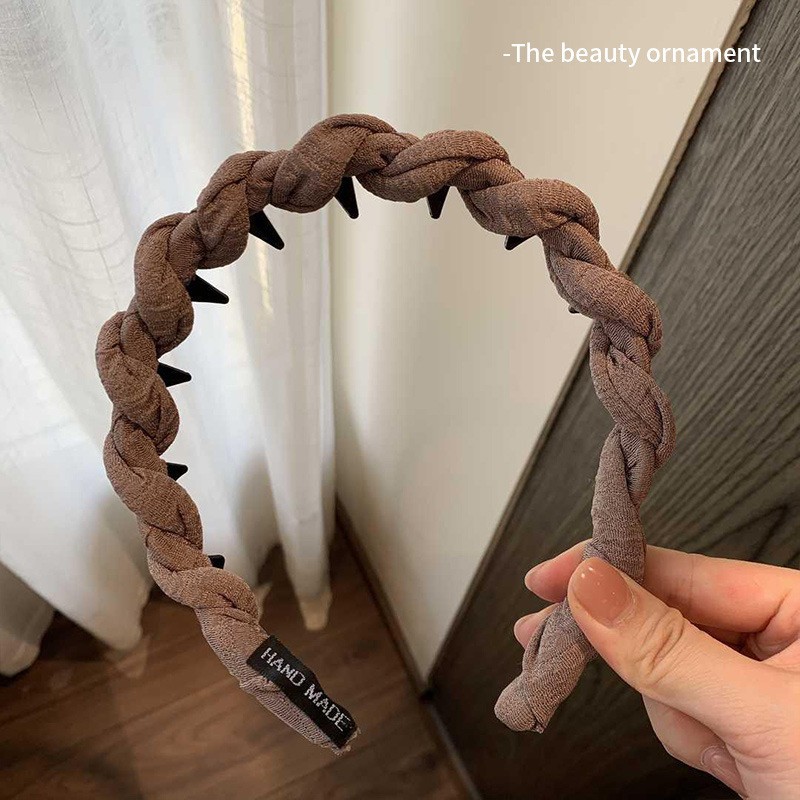 Brown - twist twist headband