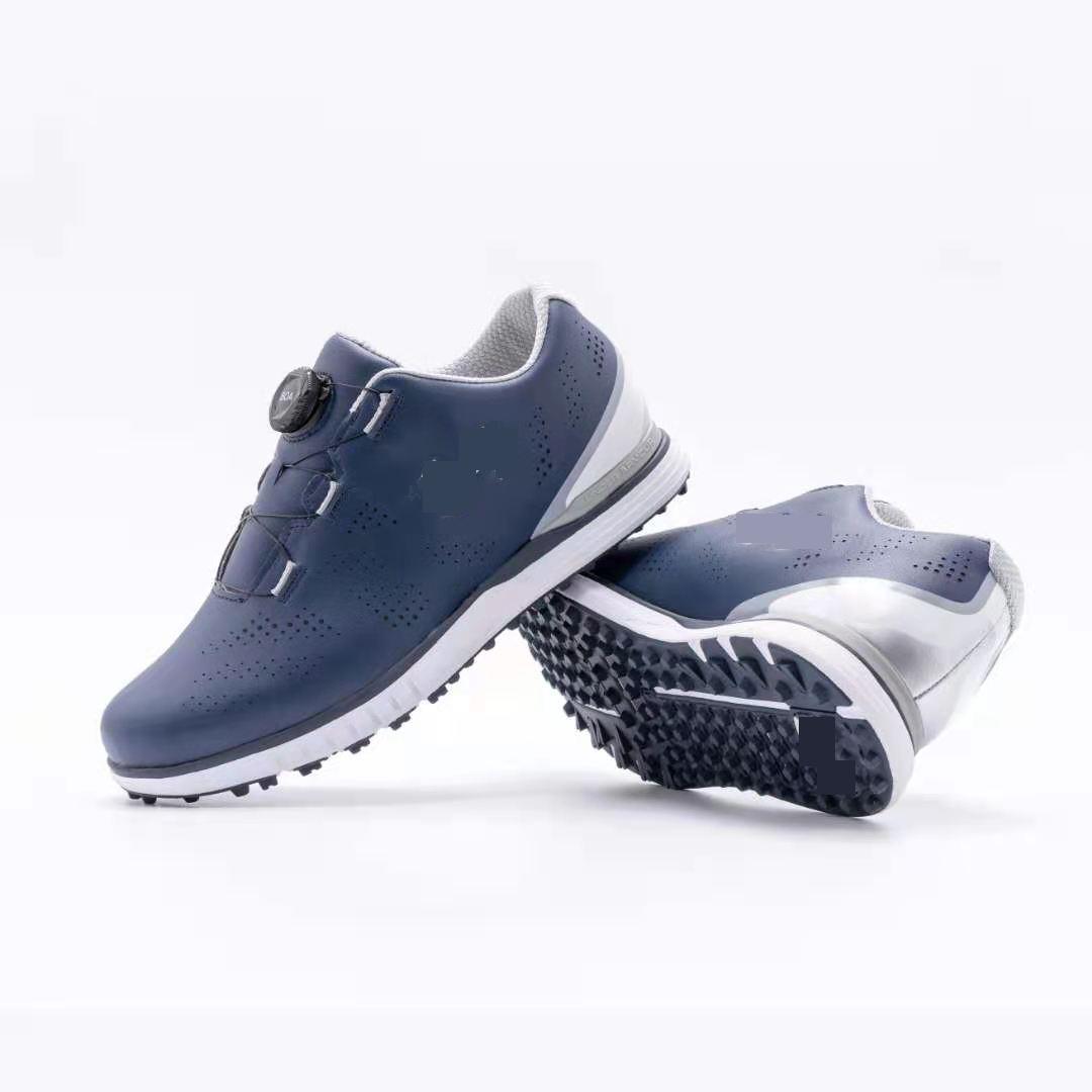 남성용 골프 운동화 편안하고 통기성이 뛰어나고 상쾌하며 방수 회전 버클 골프 신발 남성용