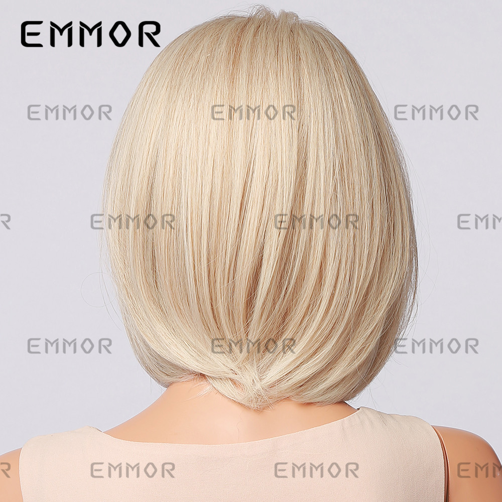 Comercio exterior europeo y americano Amazon Peluca de cabeza de onda europea y americana distribución parcial femenina rollo de cola Peluca de seda de alta temperatura de plata blanca cremosa