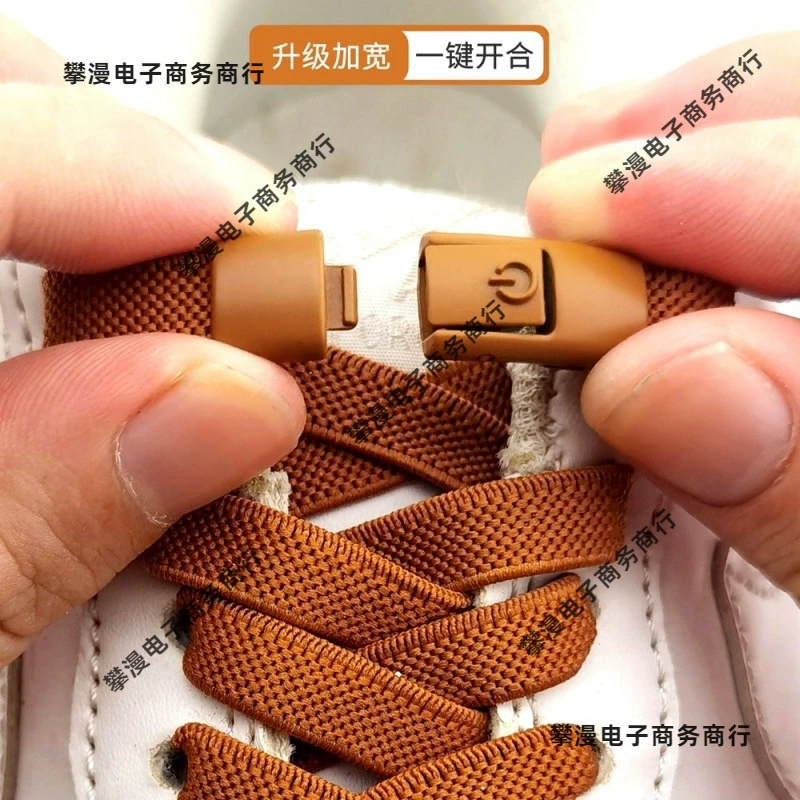 Мужские эластичные шнурки широкие, без завязок, 8 мм, быстросъемные, ленивые шнурки, пряжка без завязок, 8 мм, детские