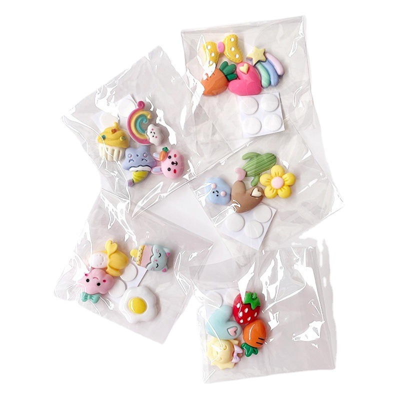 Taza de agua pegatinas 3D pegatinas tridimensionales pegatinas de la taza de vacío 3D muñeca tridimensional resina hebilla DIY refrigerador teléfono móvil pegatinas