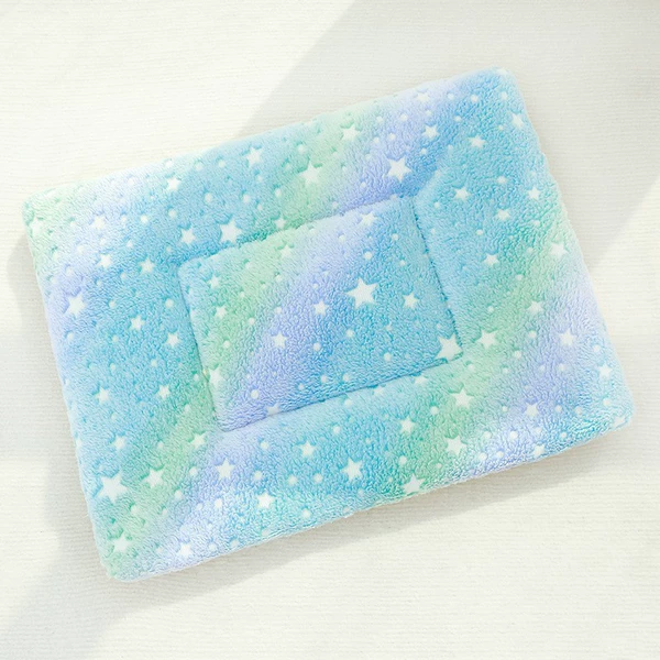Blue green purple aurora