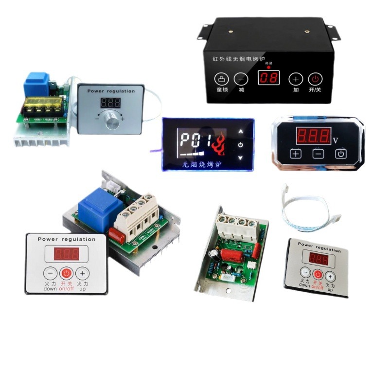 Commercial Electric Oven Digital Thermostat Pancake Maker Electric Oven Black Diamond BBQ Controller 220V