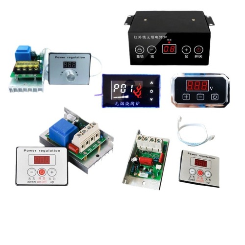 Commercial Electric Oven Digital Thermostat Pancake Maker Electric Oven Black Diamond BBQ Controller 220V