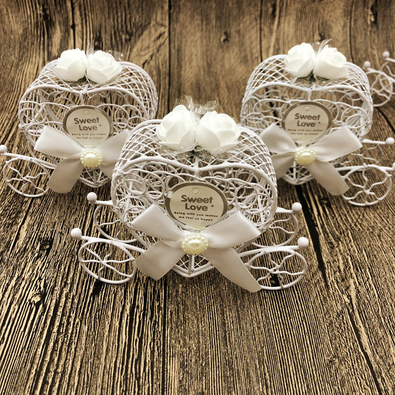 European hot selling wedding candy box creative wedding supplies wedding candy box candy box companion gift box wedding gift