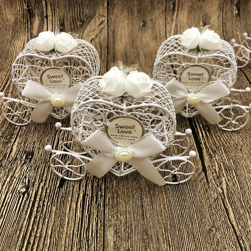 European hot selling wedding candy box creative wedding supplies wedding candy box candy box companion gift box wedding gift